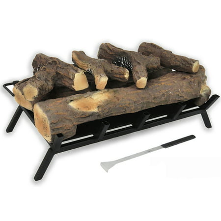 Regal Flame ECK2024WD 24 in. Convert to Ethanol Fireplace Log Set with Burner Insert From Gel or Gas