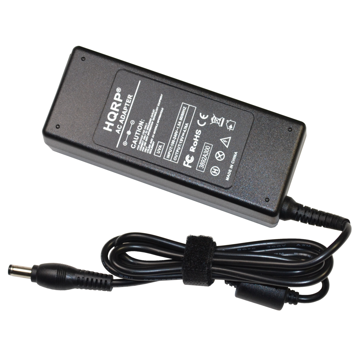 HQRP AC Adapter for Westinghouse LD-2655VX LD-2657DF LD-2680 LD-2685VX LED LCD HDTV TV Power Supply Cord Westing house - image 3 of 7