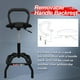 thumbnail image 2 of Taburete de garaje FreekyFit ajustable en altura con respaldo de 300 kg, 2 of 9
