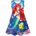 thumbnail image 1 of Vestido de niñas de Disney, traje de cumpleaños, hermosos vestidos de sirena elegantes, disfraz de niña para niños, ropa de fiesta para niñas de 1 a 10 años, vestidos 4T Gao Jinjia LED, 1 of 2