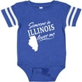thumbnail image 3 of Inktastic Someone in Illinois Loves Me Boys or Girls Baby Bodysuit, 3 of 5