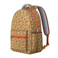 thumbnail image 2 of Hedgehog Apple Mushroom Backpack for School,Cute School Bag,Schoolbag with Adjustable Shoulder Straps & Padded Back,15.3"x11"x7.1".﻿, 2 of 6