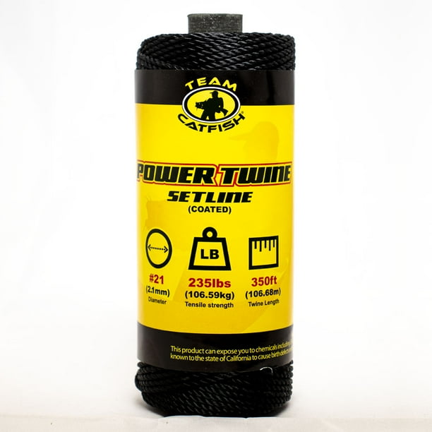 TEAM CATFISH Power Twine 350ft/235lb Coated