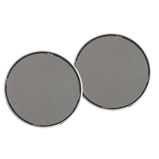 2xCar Subwoofer shamjiam Cubierta del altavoz del automóvil Malla de acero 8 pulgadas