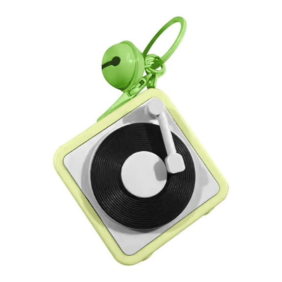 Retro Mini Tape Recorder Keychain - Functional Voice Recorder & Music Player -Nostalgic Gift for Collectors, Music Lovers - Portable 5cm Vintage Charm (Color as Shown)