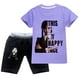 thumbnail image 1 of Nuevo conjunto de ropa de verano para niñas Addams, camiseta de manga corta 100% algodón + pantalones cortos, conjunto de ropa para niños zhangyuxiang LED, 1 of 2