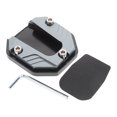 thumbnail image 1 of Universal Motorcycle Kickstand Pad Motorcycle Kickstand Foot Side Stand Extension Pad Metal Anti-Slip Pad for Enhanced Stability Protection, 1 of 9