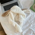 thumbnail image 3 of Winter Fleece Rabbit Infinity Scarf, Cute Warm Neck Wraps for Children and Adults,Unisex, 3 of 8