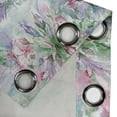 thumbnail image 4 of Ambesonne Floral Grommet Curtain, Bouquet Art of Spring Floral, 50"x84", Green Pink and Lavender, 4 of 5
