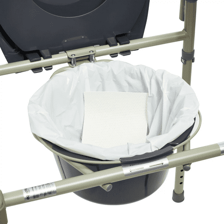Equate Commode Liner Bags with Absorbent Pad, 24 Count