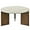 White-walnut, variant on DUOMAY Modern Marble Round Coffee Table, 32'' White Circle Coffee Table Center Cocktail Table for Living Room Apartment, Farmhouse Side Table for Family Office