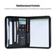 thumbnail image 5 of Cuero multifuncional profesional de negocio con cremallera Cartera Padfolio buzón de documentos A4 o Tomshoo  portafolio, 5 of 6