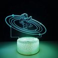 thumbnail image 1 of Lámpara 3D Night Light Creative Astronaut Internet Ce para niños, 1 of 1