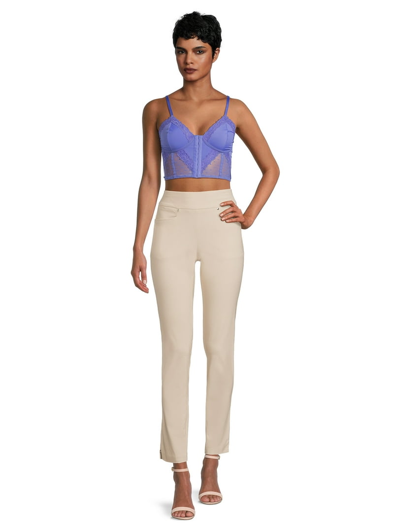No Boundaries Juniors Lace & Dot Mesh Bustier - Walmart.com