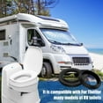thumbnail image 4 of OUSITAID Kit de Joint de Toilette RV Ensemble de Joints à Bille en Caoutchouc Double Joint de Remplacement pour Toilettes Kit de Joint de Toilette RV Durable, 4 of 9