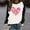 Black, variant on mihongmao Valentine Shirts for Women Crew Neck Valentine's Day Shirts for Women Crewneck Graphic Sweatshirts Heart Pullover Casual Long Sleeve Gift Blouse Red XL