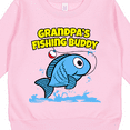 thumbnail image 3 of Inktastic Grandpa's Fishing Buddy (blue) Toddler Sweatshirt, 3 of 4