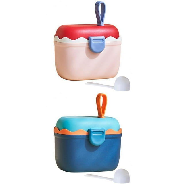 Dispensador Portátil de Fórmula para Bebés Sunnimix Dispensador de Fórmula Azul