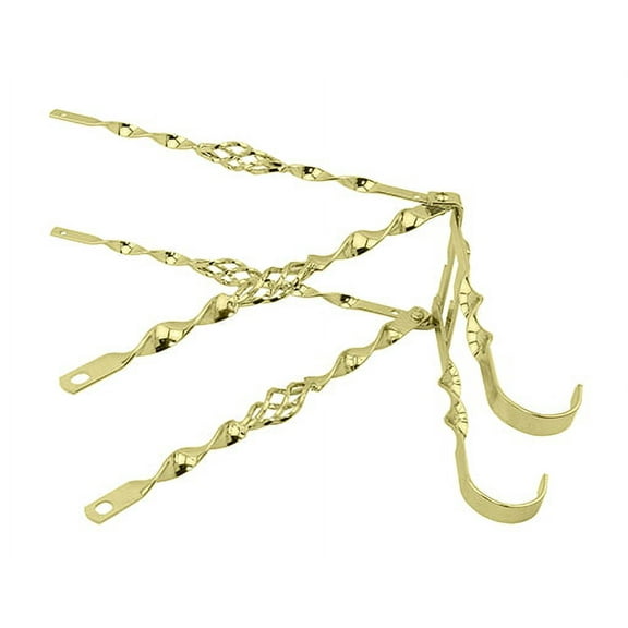 Alta 26" Twisted Lowrider Cage Twist Continental Spare Tire Kit, (Gold)