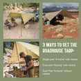 thumbnail image 2 of Lona Slumberjack SJK Roadhouse color caqui para refugio de camping, 2 of 7