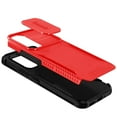 thumbnail image 5 of Combat Tough Series Hybrid Case with Camera Lens Cover for Samsung Galaxy A36 5G - Red, 5 of 5