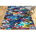 thumbnail image 2 of Colorful Hearts Rug, Machine Washable Rug, Painting Rug, Small Rug, Multicolor Rug, Runner Rug, Door Mat Rug, Banksy Hearts Rug, Modern Rug, 3.9'x5.9' - 120x180 cm, 2 of 7