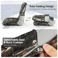 thumbnail image 6 of Gymax 2PCS Low Back Padded Boat Seat w/ 4 Bolts Thick Sponge Padding for Outdoor, 6 of 8