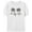 White, variant on Women's T-Shirt Simple Coconut Tree Wavy Lines Short Sleeve Casual Tee Classic Crew Neck T Shirt for Women White, 2XL