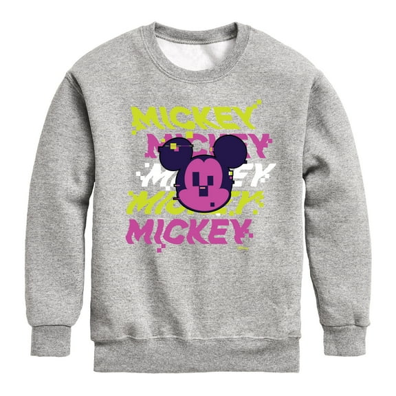 Disney - Mickey Stacked - Toddler & Youth Crewneck Fleece Sweatshirt