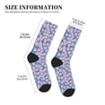 thumbnail image 3 of KLL Orchids Flowers Print Cool Socks Men's Women's Crew Socks Funny Crazy Novelty Stockings, 3 of 7