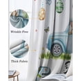 thumbnail image 3 of Easter Kitchen Curtains Easter Eggs Spring Watercolor Country Bunny Tulip Flower Cafe Short Curtains for Bathroom Blackout Window Curtain Small Window Treatment Drapes for Bedroom 42"x45"x2, 3 of 9