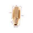 thumbnail image 2 of 10 Unids / Set 165 Kit De Chorro Principal De Carburador Para OKO Yotijar Kit de chorro de carburador principal, 2 of 8