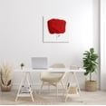 thumbnail image 2 of Stupell Industries Nerudo Rose Abstract Interpretation Modern Red Floral Botanical & Floral Painting Gallery Wrapped Canvas Print Wall Art, 24 x 24, 2 of 6