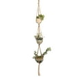 thumbnail image 1 of Colgador de plantas Monstrate Macramé Vintage para interiores y exteriores marrón 177cm, 1 of 6