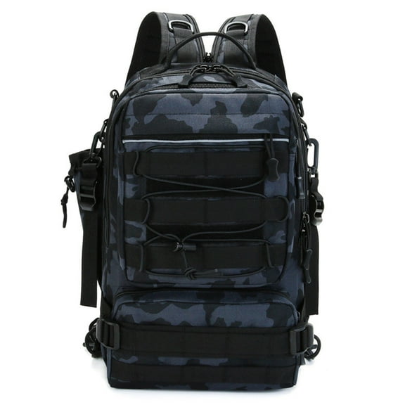 Fishing Tackle Storage Bag Outdoor Shoulder -Resistant Fishing Gear Bag Cross Body Sling Bag