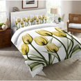 thumbnail image 2 of Laural Home  Golden X-Ray Tulips Comforter Queen, 2 of 2