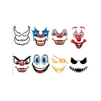Studio Halloween Create-A-Face Set With 8 Pairs Of Eyes And 8 Mouths With Attachment