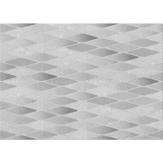 Ahgly Company Indoor Rectangle Patterned Dark Gray Area Rugs, 5' x 8'