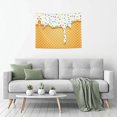 thumbnail image 5 of Kdxio White Ice Cream Wall Hanging Tapestries Banner For Bedroom College Dorm Home Living Room Party Decor 29X37 In, 5 of 8