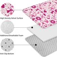 thumbnail image 5 of Pink Breast Cancer and Love Bathroom Rugs Sets 3 Piece,Toilet Cover Set,Absorbent Non Slip Bathroom Mats Sets with U-Shaped Contour Rug Toilet Rug Set, 5 of 5