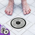 thumbnail image 4 of ShowerShroom SHSULT755 Ultra Révolutionnaire Attrape-Cheveux de Douche Protecteur de Drain, Inox, 4 of 9