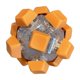 thumbnail image 1 of Pelota antiestrés con teclado para dedos, regalo para fiestas, teclado antiestrés con clicker para pasar Naranja, 1 of 9