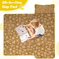 thumbnail image 4 of Golden Christmas Snowflake Pattern Toddler Nap Mats for Kids Preschool,50"x20" Sleeping Mat Bag or Kids,Toddler Sleeping Bag,Toddler Nap Mat or Daycare, 4 of 6