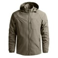 thumbnail image 2 of Dvkptbk Men's Casual Stand-up Collar Jacket Spring Fall Jacket Zipper Jacket Solid Color Flight Jacket Baseball Suit Long-sleeved Lightweight Jacket, 2 of 6