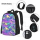thumbnail image 3 of Disketp Disco Roller Skates Mochila Estampada de Gran Capacidad con Lonchera y Estuche, Set de 3 Piezas para Estudiantes, 3 of 7