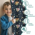 thumbnail image 3 of Blackout Kids Curtains,Dark Blue Fairy Princess Pattern Childrens Insulated Curtains Set Of 2,Bedroom Essentials,Toddler Room Decor 42"x54", 3 of 5