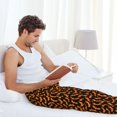 thumbnail image 5 of Logiee Halloween Bat Print Pajama Pants for Men,Men’s Pajama Bottoms,Mens PJ Pants with Pockets & Button Fly-Small, 5 of 6