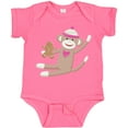 thumbnail image 3 of Inktastic Sock Monkey Gingerbread Boys or Girls Baby Bodysuit, 3 of 5