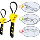 thumbnail image 2 of Speravity Juego de llaves de correa de goma multiusos de 2 piezas, llaves de apertura de trabajo de plomería simples, accesorio de herramienta Artesanía Amarillo, 2 of 6