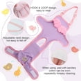 thumbnail image 5 of QBLEEV Dog Diaper Sanitary Pantie with Adjustable Suspender Washable Reusable Puppy Sanitary Panties Cute Pet Underwear Diaper Jumpsuits for Female Dogs-L, 5 of 7